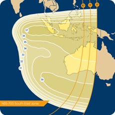 NSS-703 C-band Southeast beam